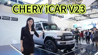 Chery iCAR V23: The Electric Off-Roader with Impressive Angles and Expandable Roof