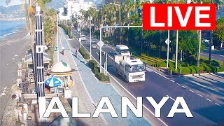 Alanya Live camera. Mahmutlar BEACH. Alanya Turkey 01.01.2024 #alanya #turkey #livestream #wether