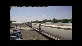 HUGE manifest train at Kearney