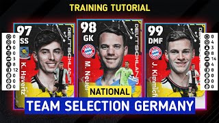 GERMANY PACK TRAINING TUTORIAL Max Level & Boots | eFootball 2023