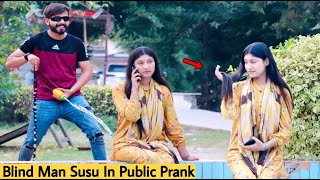 Blind Man Susu In Public Prank | @SocialTvPranks