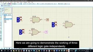 How to use logic gates in Proteus | Beginner's guide | Electrical engineering | circuit simulation