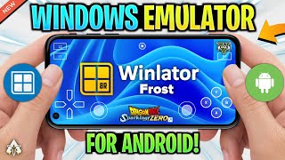 🔥 WINLATOR FROST V8.R1 - SETUP & GAMEPLAY | WHAT'S NEW? | BEST WINDOWS EMULATOR ANDROID