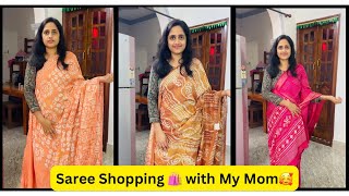 ಅಮ್ಮನ ಜೊತೆ Saree Shopping Part -2😍 Saree Shopping 🛍️ with My Mom🥰