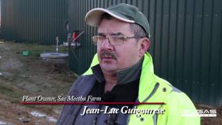 En France, énergie par déchets de tomates et fumier des porcs - English subtitles