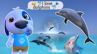 I Found A Dolphin 🐬 In My Talking Hank ( Island) 🏝️🤯🏝️ & Play With Dolphin 🐬 & Ball 🏀 @MyAngela246