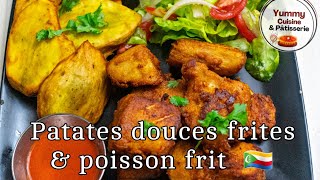 Patates Douces Frites & son Poisson Frit : Delices comoriens 🇰🇲