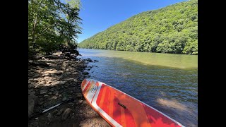 Hiking from Snake Hill to Cheat River, Paddling to Cheat Lake