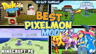 REAL PIXELMON MOD LIKE JAVA EDITION FOR MINECRAFT PE | NEW PIXELMON MOD FOR MINECRAFT PE ( BEDROCK )