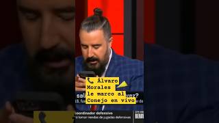 Álvaro Morales llama en vivo al conejo Pérez fútbol picante 26/noviembre 2023