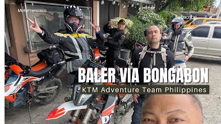 Ride to Baler via Bongabon with KTM Adventure Team Philippines