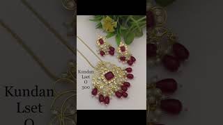 Kundan Chain Pendant Set 💫 | Ss Jewellery Hub | For more details check my channel description |..