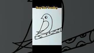 How to draw easy bird #shorts  #drawing #art #trending #youtube #views #youtubechannel