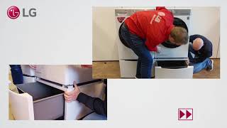 [LG Tumble Dryer] - How to stack an LG Dryer on a Pedestal