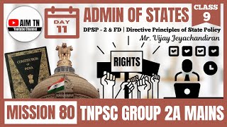 Class - 9 | DPSP - 2 & FD | Directive Principles of State Policy | Mr. Vijay Jeyachandiran