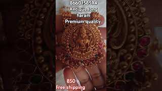 Premium quality just 850 free shipping antique long haram... WhatsApp us at 8660158594.. #hanualaya