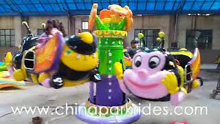 rotating bee amusement park equipment