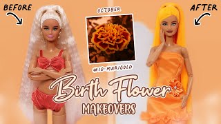 Barbie Birth Flower Doll Makeovers #10: Marigold