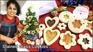 How to Make Stained Glass Cookies, Sprinkle Glass cookies