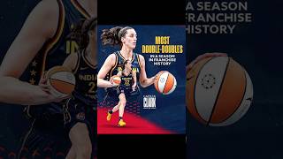 A franchise record 14th double-double this season for Caitlin Clark in the win.💥#wnba#highlights