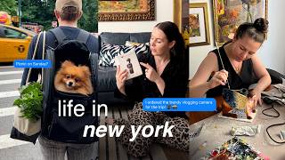 NYC after 35 // mid-year chatty reset, diy clay lamp, new camera unboxing