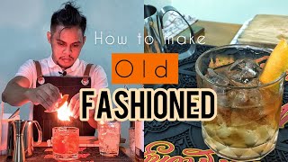 How to make Old Fashioned / Classic Cocktail / Pinoy Bartender /