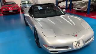 28 State Cars- 2000 Silver Corvette C5 Convertible  - WalkRound Video