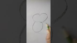 Rose draw easy/tutorial #drawing #draw #shorts