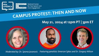 Campus Protest: Then and Now