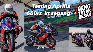 ujicuba Aprillia 660 RS kt sepang