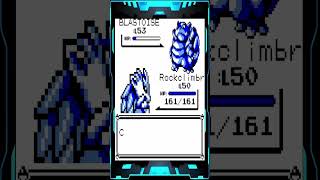 Pokemon Blue:  I should not have won this rival battle #pokemon #shorts