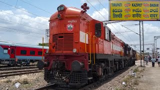 An Agressive Ride Behind Baldie Alco : 07195 Kazipet - Dadar Special