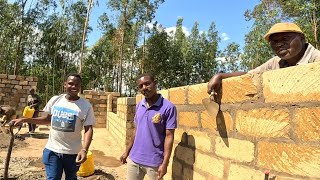 THE PROGRESS OF BUILDING OUR 3 BEDROOM HOUSE In AFRICAN Village