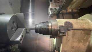 Puma 240 Spindle Pull and Subspindle Synchronization for Machining