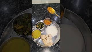 simple & easy veg lunch thali