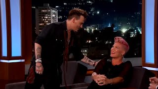 Johnny Depp fa una sorpresa a P!nk (SUB ITA)