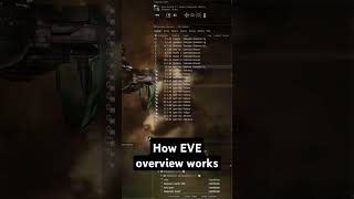 How the EVE overview works #eveonlinegameplay #shorts #eveonline