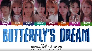 UNIS (유니스) 'BUTTERFLY'S DREAM' Lyrics [Color Coded Han_Rom_Eng]