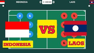 LIVE INDONESIA U16 VS LAOS U16 - PIALA AFF U16 2024  !!! TIMNASDAY