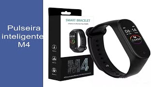 M4 - Unboxing da Smart Bracelet M4 completo em detalhes.