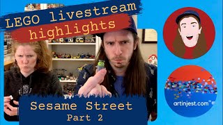 Highlights Part 2: LEGO Sesame Street build with artinjest!