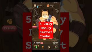 Today memefi secret combo 5 July | memefi secret tap combo level 5 #memeficoin #memefi