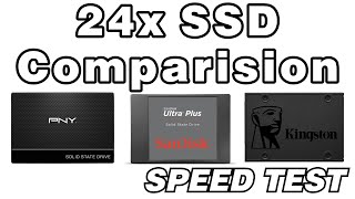 24 SSD Speed Test Comparison