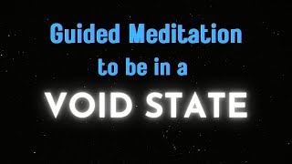 Guided Meditation to be in a VOID STATE with OM Mantra 🕉️ (Theta Wave) for Peace & Tranquility