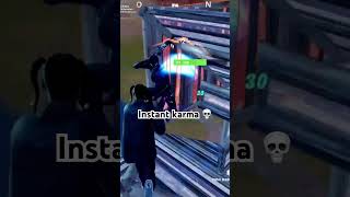 Instant karma💀 #fortnite #gaming #karma #💀