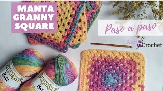 Manta Granny Square | Crochet