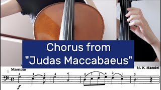 5. Chorus from "Judas Maccabaeus" - Suzuki Cello Book 2 Tutorial by Cello Studio