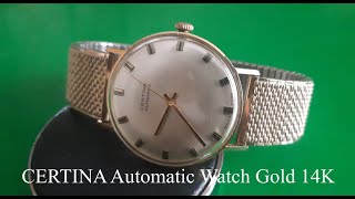 Certina Automatic 14 Ct. Watch Service