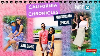 🌴 Exploring San Diego|| California - Part 2||🎉 Our Anniversary Celebration 🍰||#usavlogs