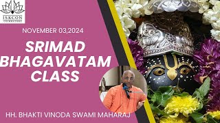 Srimad Bhagavatam Discourse (10.48.26) I HH Bhakti Vinoda Swami Maharaj | 03.11.2024